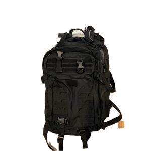 Generic Black Canvas Tactical Backpack